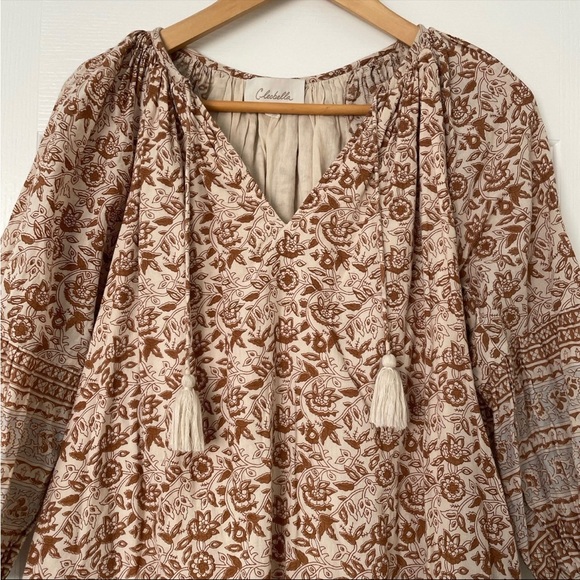 Pre Owned Cleobella ‘Rosy’ Mini Dress Tamil Block Print - Picture 10 of 10